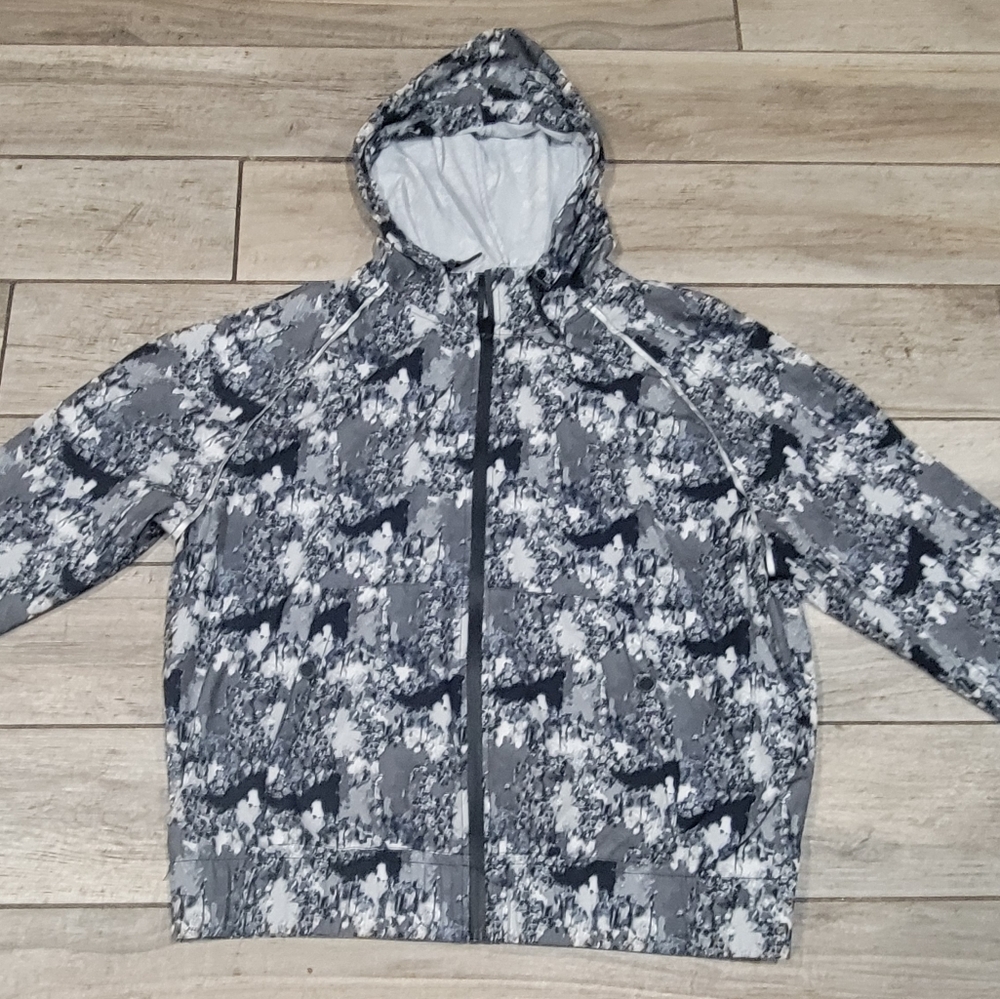 Hunter Target full zip hoodie XL grey camo performance lightweight jacket